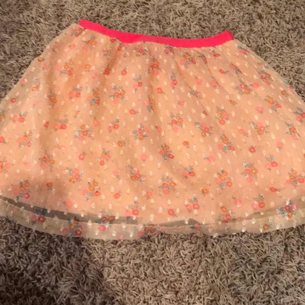 Girls flower skirt size 7-8